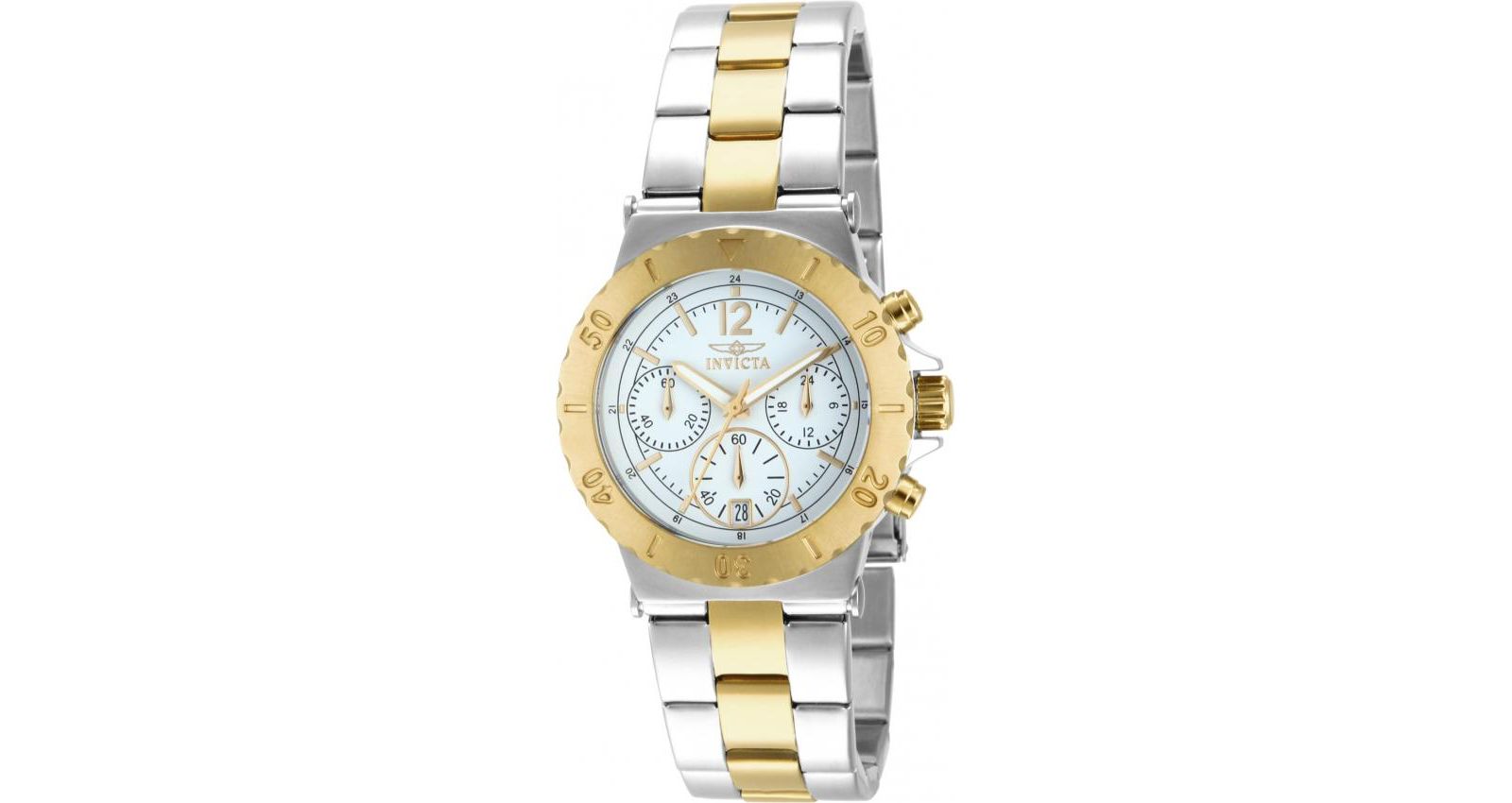 Invicta Women's 14855 Specialty Quartz Chronograph White Dial Watch