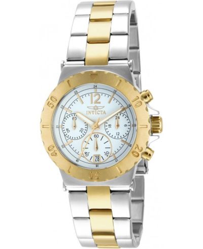 Invicta Women's 14855 Specialty Quartz Chronograph White Dial Watch