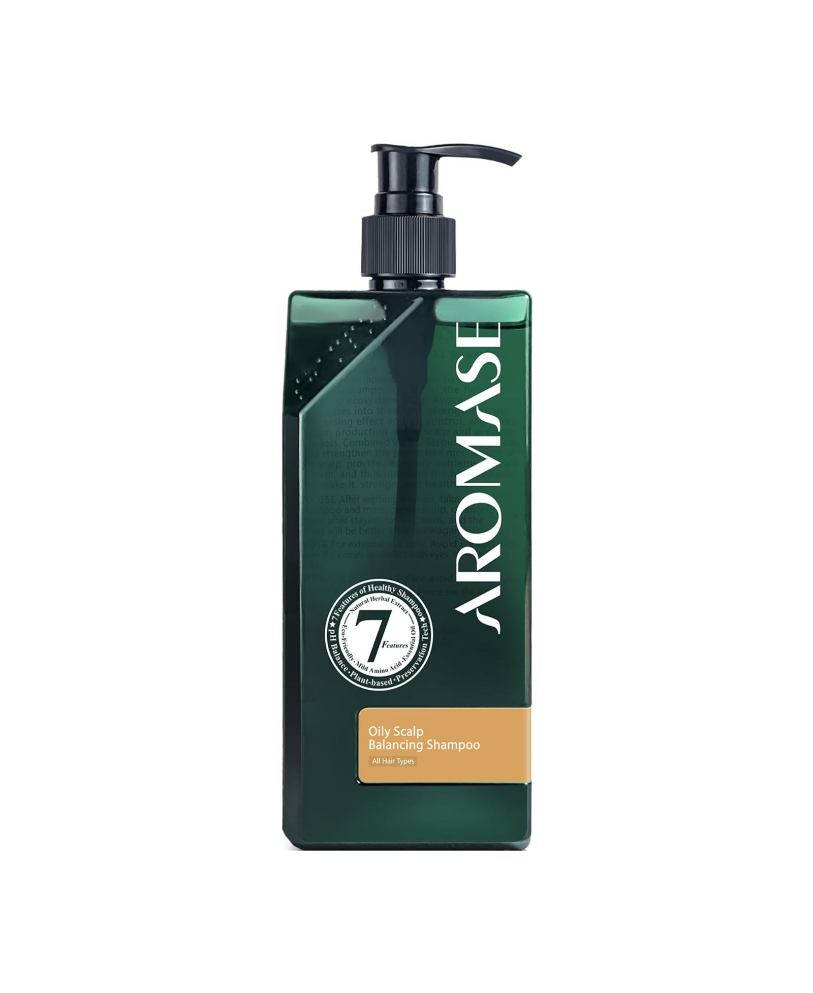 Aromase шампунь от перхоти для мужчин, очищающий шампунь для жирной кожи головы, успокаивающий, мягкое очищение, без парабенов, SLS и силикона 14 oz