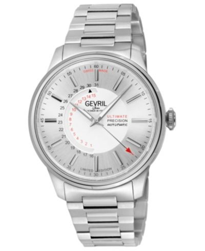 Gevril Men's Guggenheim Swiss Automatic Bracelet Watch