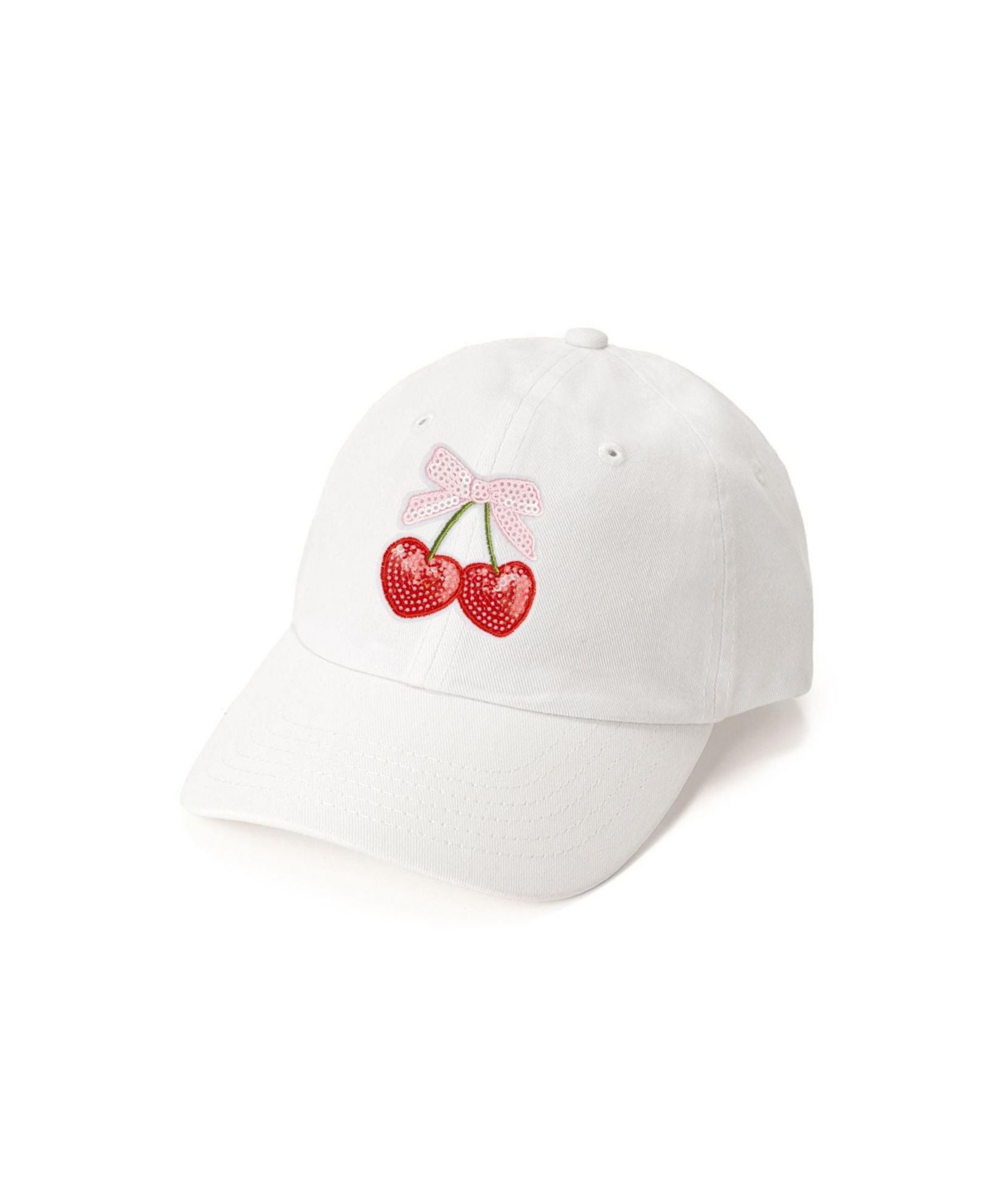 Детская бейсболка Sweet Wink Girls Cherry Sequin Patch