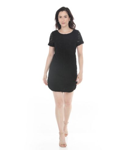 White Mark Women's Scoop Neck Fit & Flare Tank Midi Dress