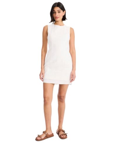 Luxely Women's Crew Neck Short Dress