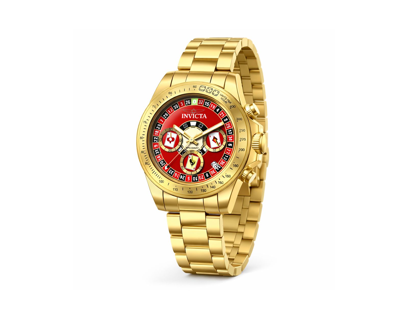 Invicta Men's 50496 Speedway Quartz VD53  Dial Watch