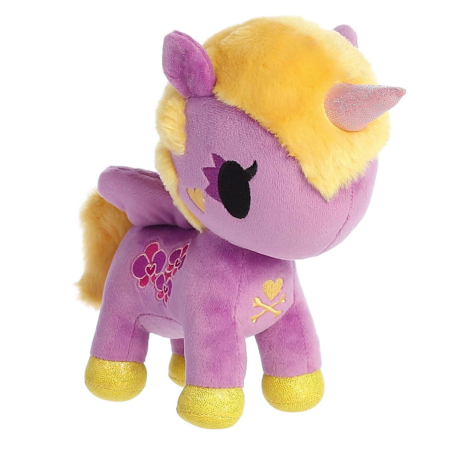 Волшебная мягкая игрушка Aurora Small Flower Power Orchid Unicorno tokidoki 7.5"