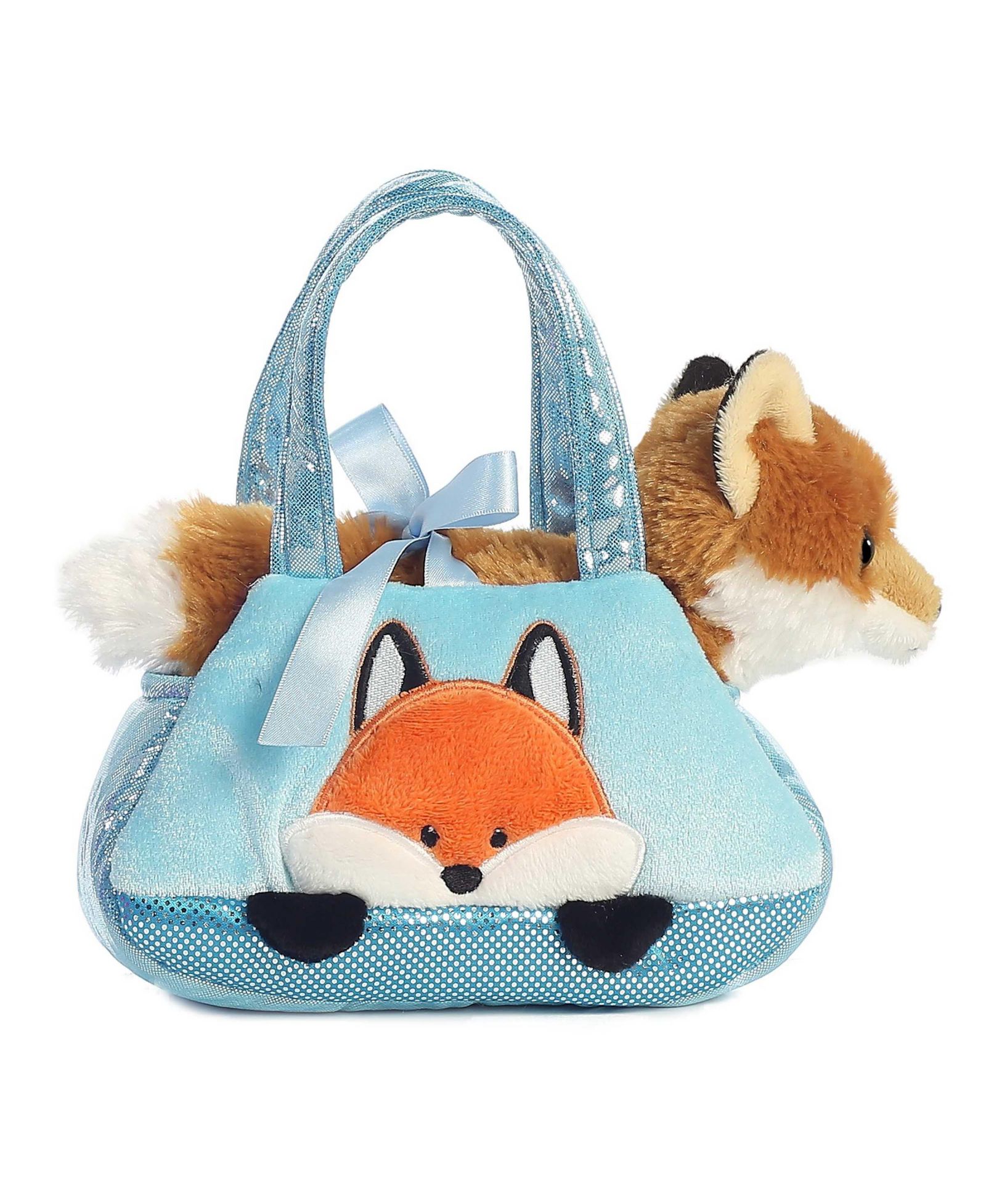 Aurora мягкая игрушка лисенок Peek-A-Boo Fox, Multicolor 7"