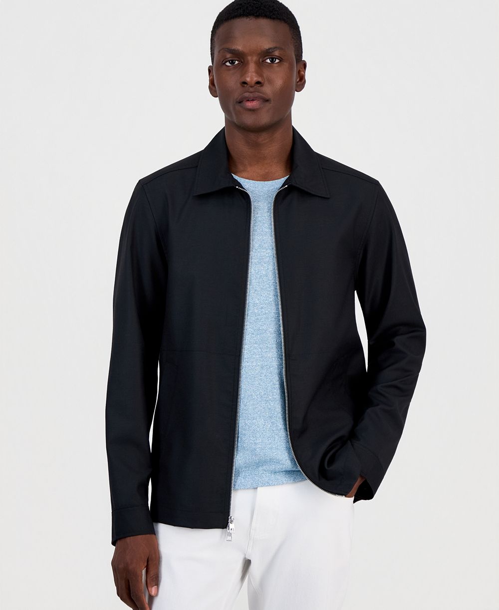 Мужская рубашка-куртка Michael Kors Tech Zip-Up