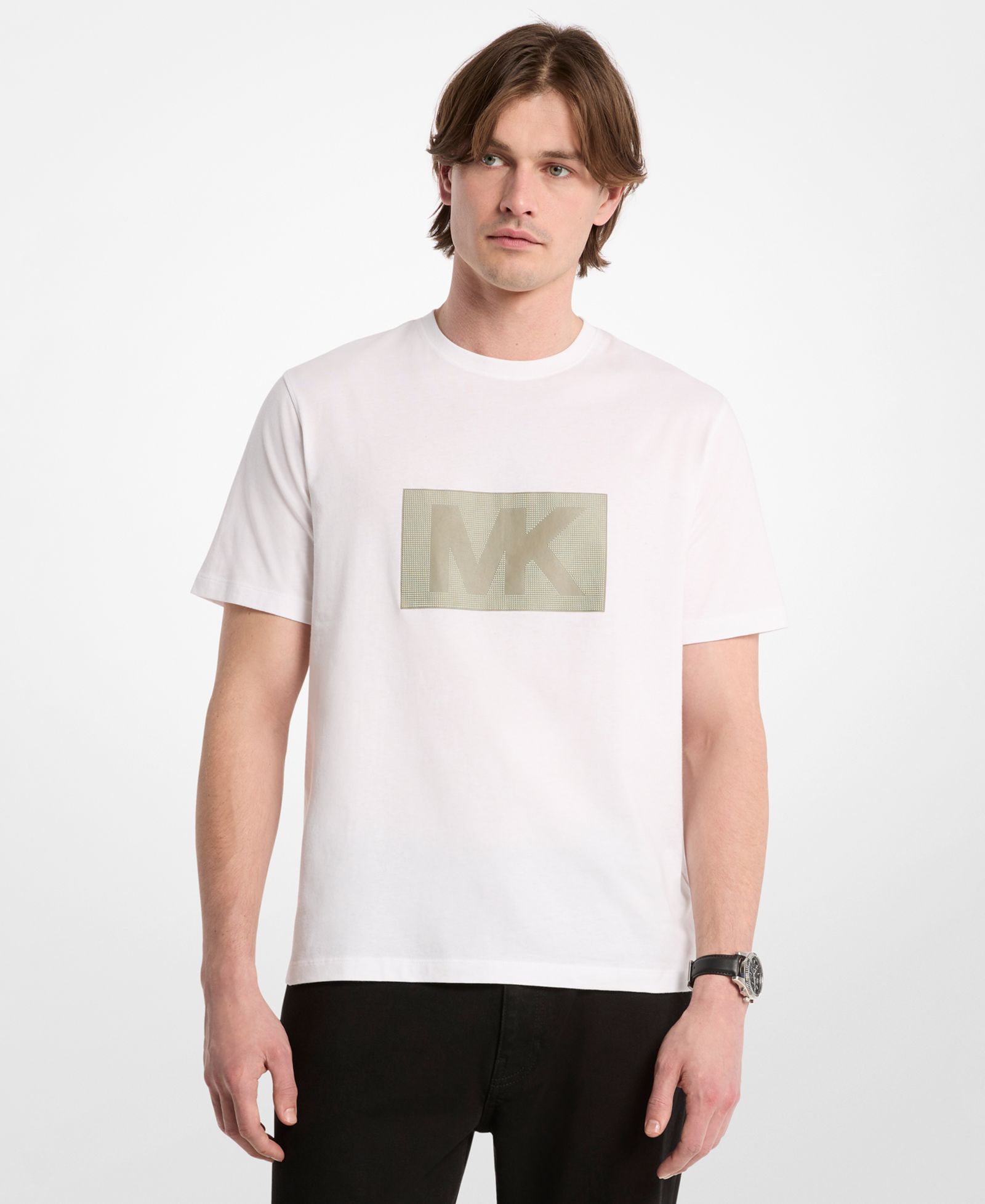 Michael Kors Men's Graphic Logo Cotton Jersey T-Shirt