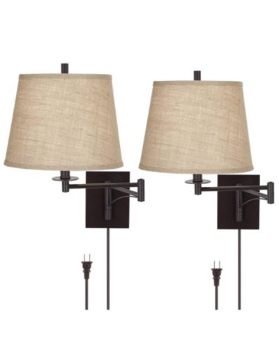 Набор из 2 настенных ламп Franklin Iron Works Brinly Farmhouse Rustic