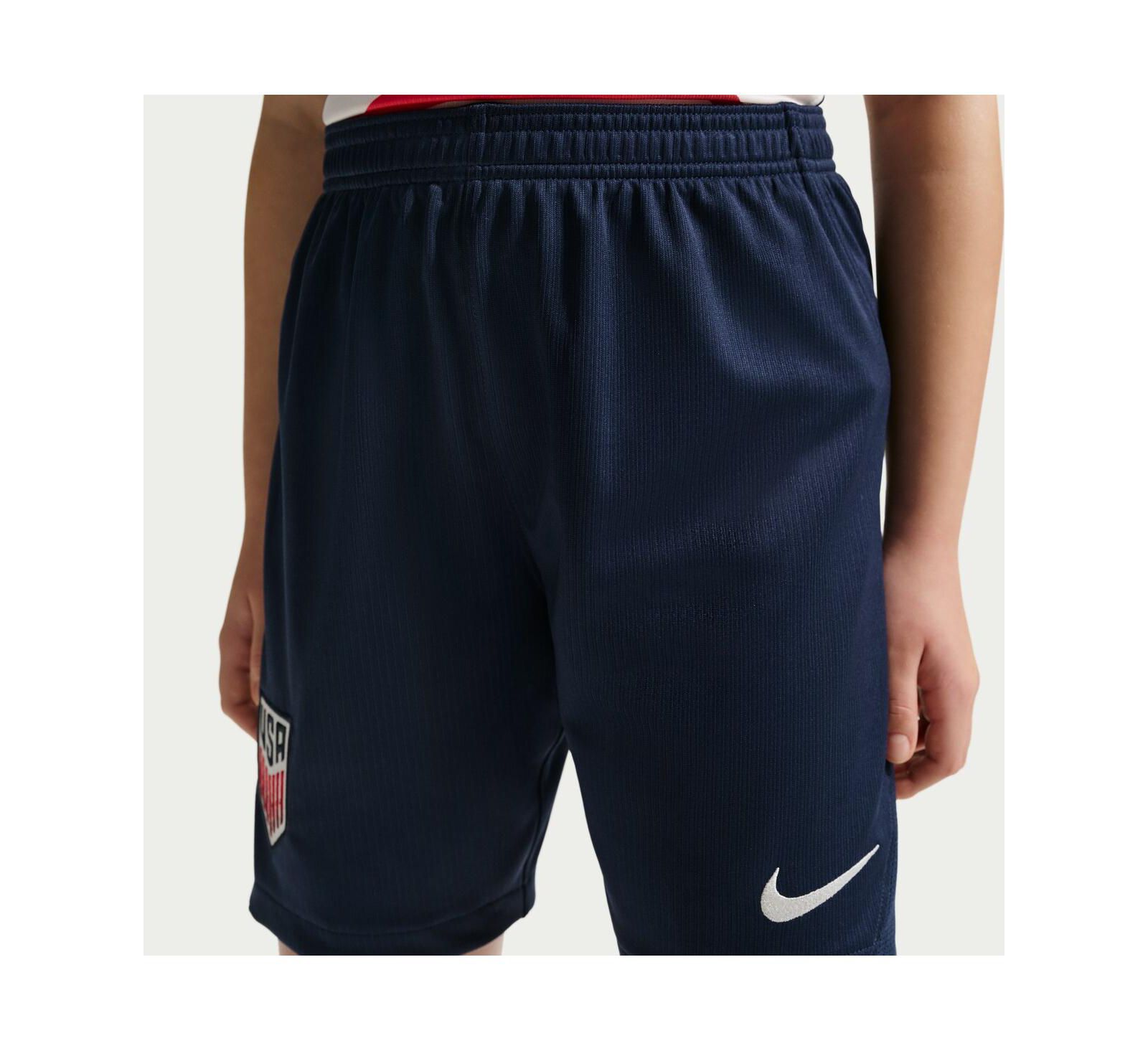 Nike шорты Stadium Replica USMNT 2026 для мальчиков и девочек, темно-синие