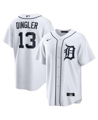 Nike Men's Dillon Dingler White Detroit Tigers Home Replica Jersey