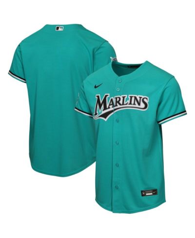 Nike джерси Alternate Stadium, бирюзовый, Miami Marlins, для мальчиков и девочек