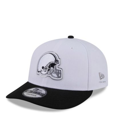 New Era Men's White/Black Cleveland Browns 2026 NFL Draft Pre-Curved 9FIFTY Snapback Hat