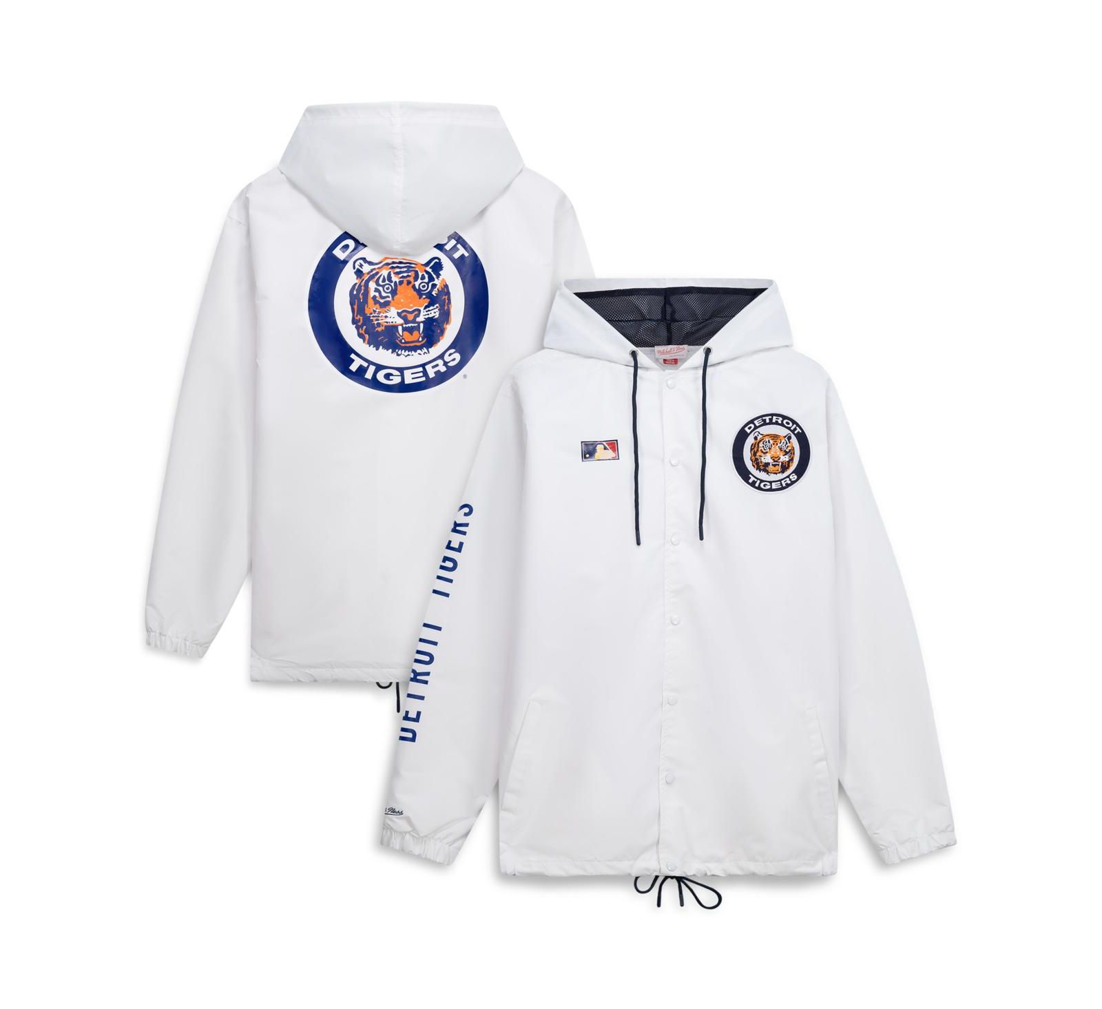 Мужская куртка Mitchell Ness Detroit Tigers с капюшоном