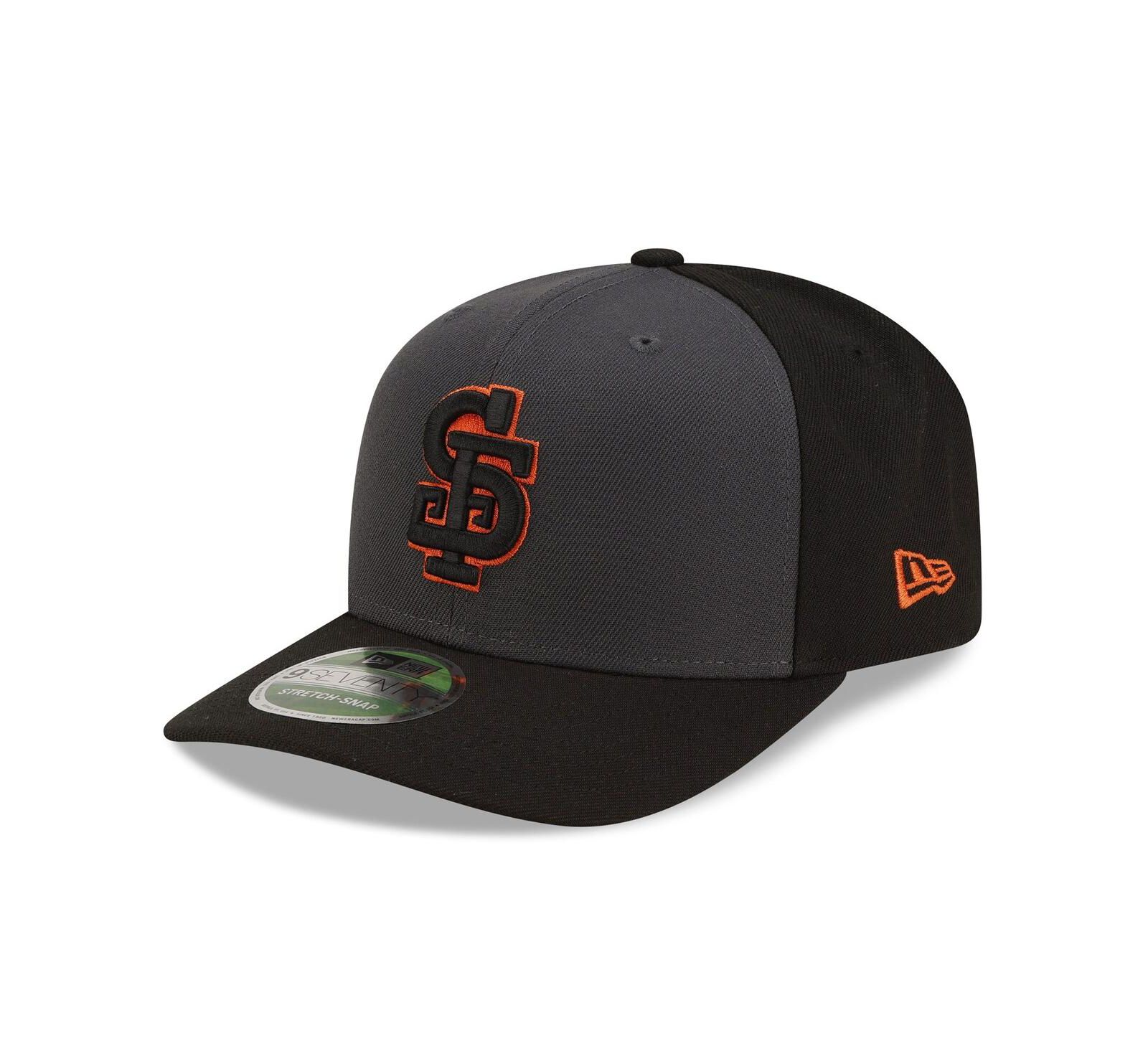 New Era Men's Gray/Black San Francisco Giants Player Replica Alternate 9SEVENTY Adjustable Hat