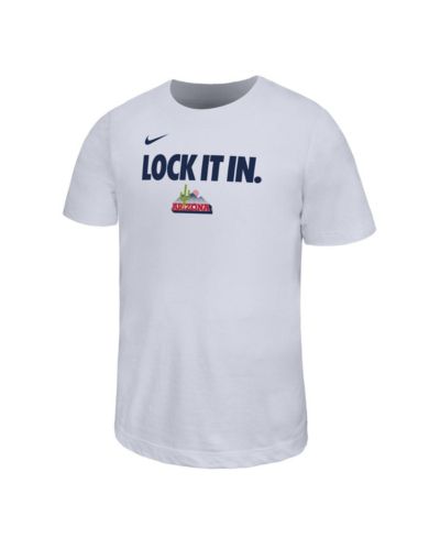 Nike Big Boys and Girls White Arizona Wildcats 2026 On-Court Bench Legend Dri-FIT T-Shirt