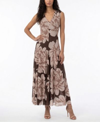Платье Women's V-Neck Floral Stretch Knit от Taylor