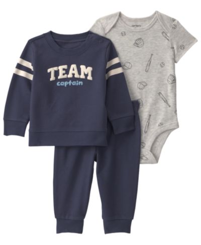 Carter's Детский набор из 3-Piece: свитшот, боди и брюки Sports French Terry