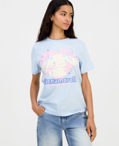 Grayson Threads, The Label Juniors' Cinnamoroll Bow Graphic-Print Tee
