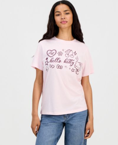 Grayson Threads, The Label Juniors' Hello Kitty Icons Graphic-Print Tee