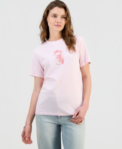 Grayson Threads, The Label Juniors' Diet Coke Bow Graphic-Print Tee