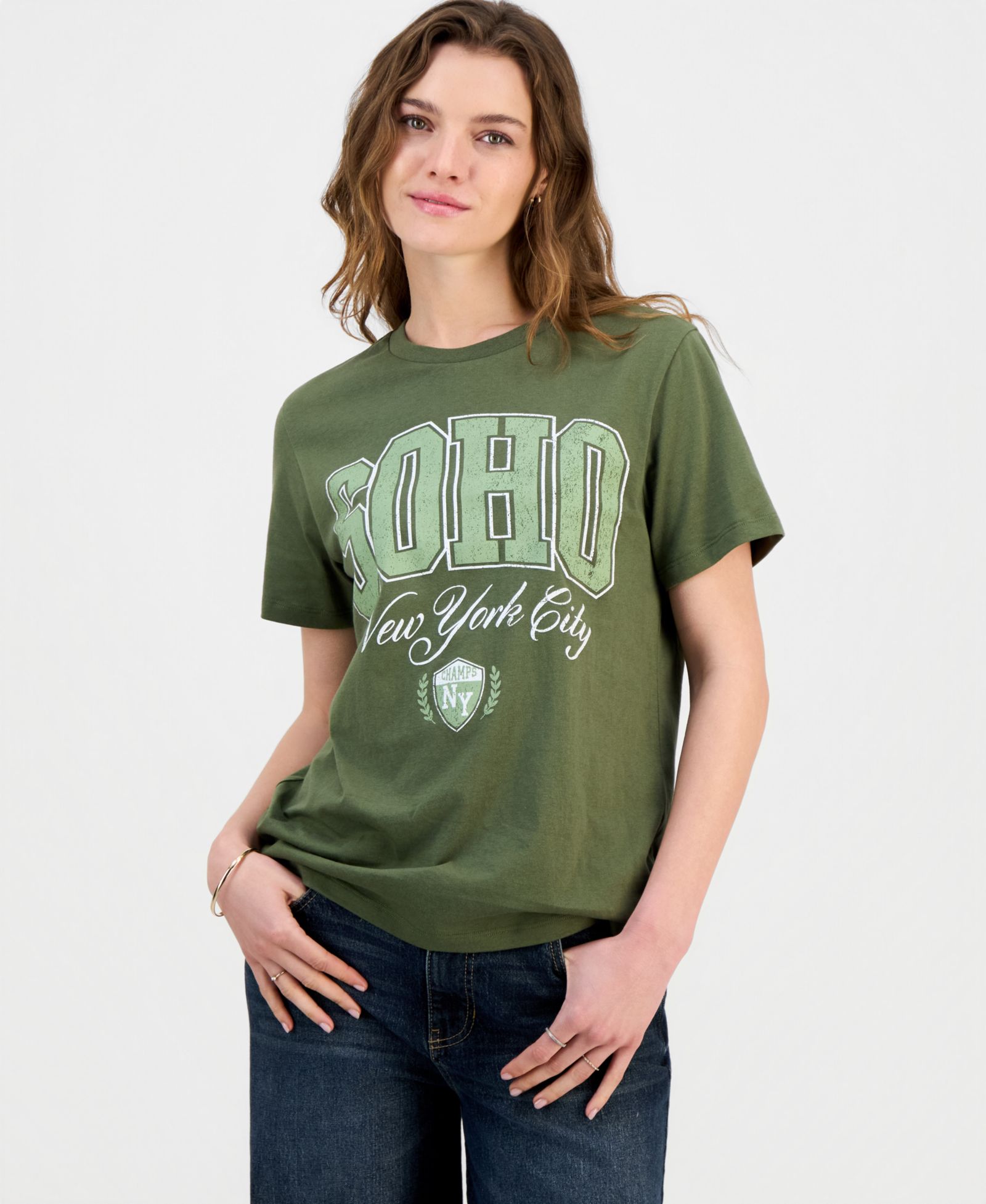 Grayson Threads, The Label Juniors' Soho NYC Graphic-Print Tee