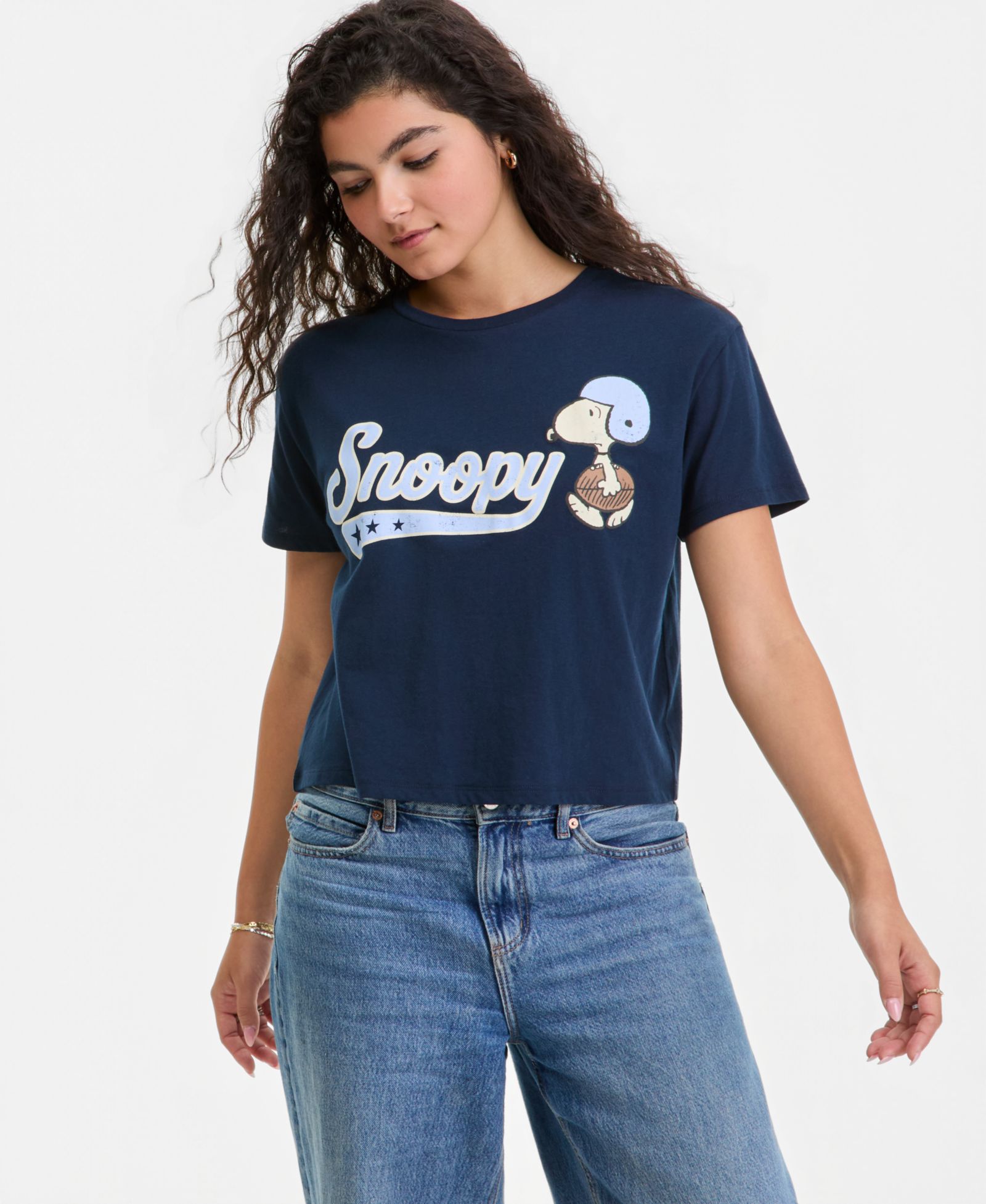 Grayson Threads, The Label Juniors' Snoopy Varsity Tee