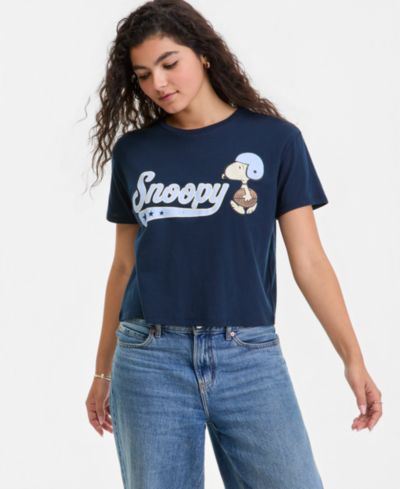 Grayson Threads, The Label Juniors' Snoopy Varsity Tee