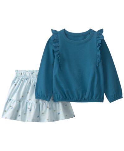 Carter's Детский комплект из свитшота и шорт Bee French Terry для девочек 2T-5T
