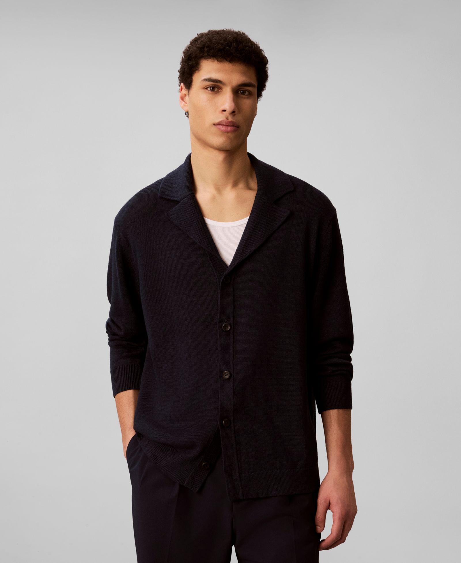 Calvin Klein Men's Linen-Blend Regular-Fit Sweater