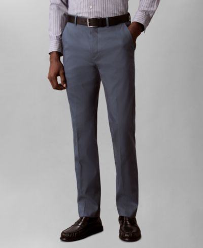 Брюки Calvin Klein Men's Linen Blend Slim-Fit