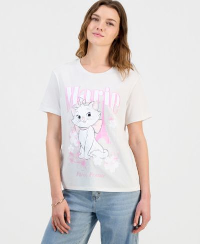 Disney Juniors' Marie Aristocats Graphic-Print Tee
