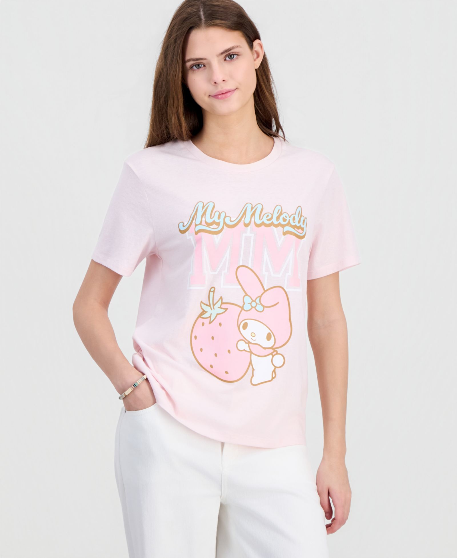 Friends Juniors' My Melody Varsity Crewneck Tee