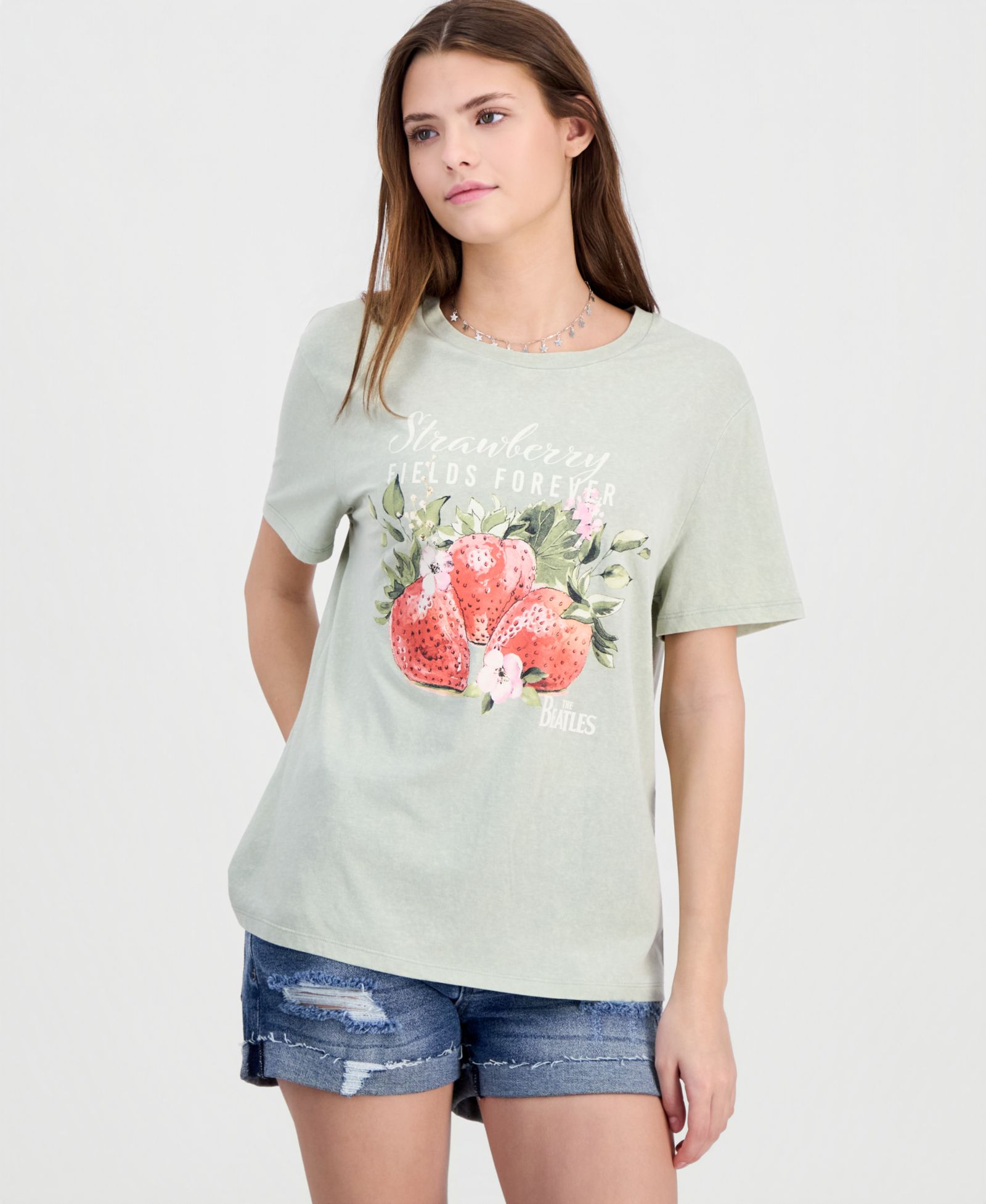 Футболка Love Tribe Juniors' The Beatles Mineral-Wash Tee