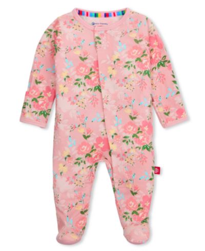 Magnetic Me Baby Girls' Ainslee Footie Long-Sleeve Coverall