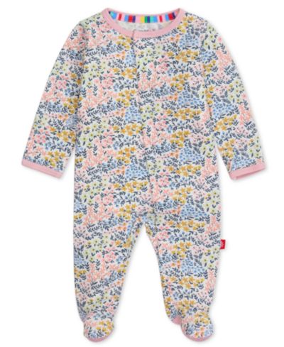 Magnetic Me Baby Girls' Chelsea Ruffle Footie Long-Sleeve Coverall