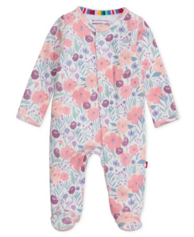 Magnetic Me Baby Girls' Whistledon Footie Long-Sleeve Coverall