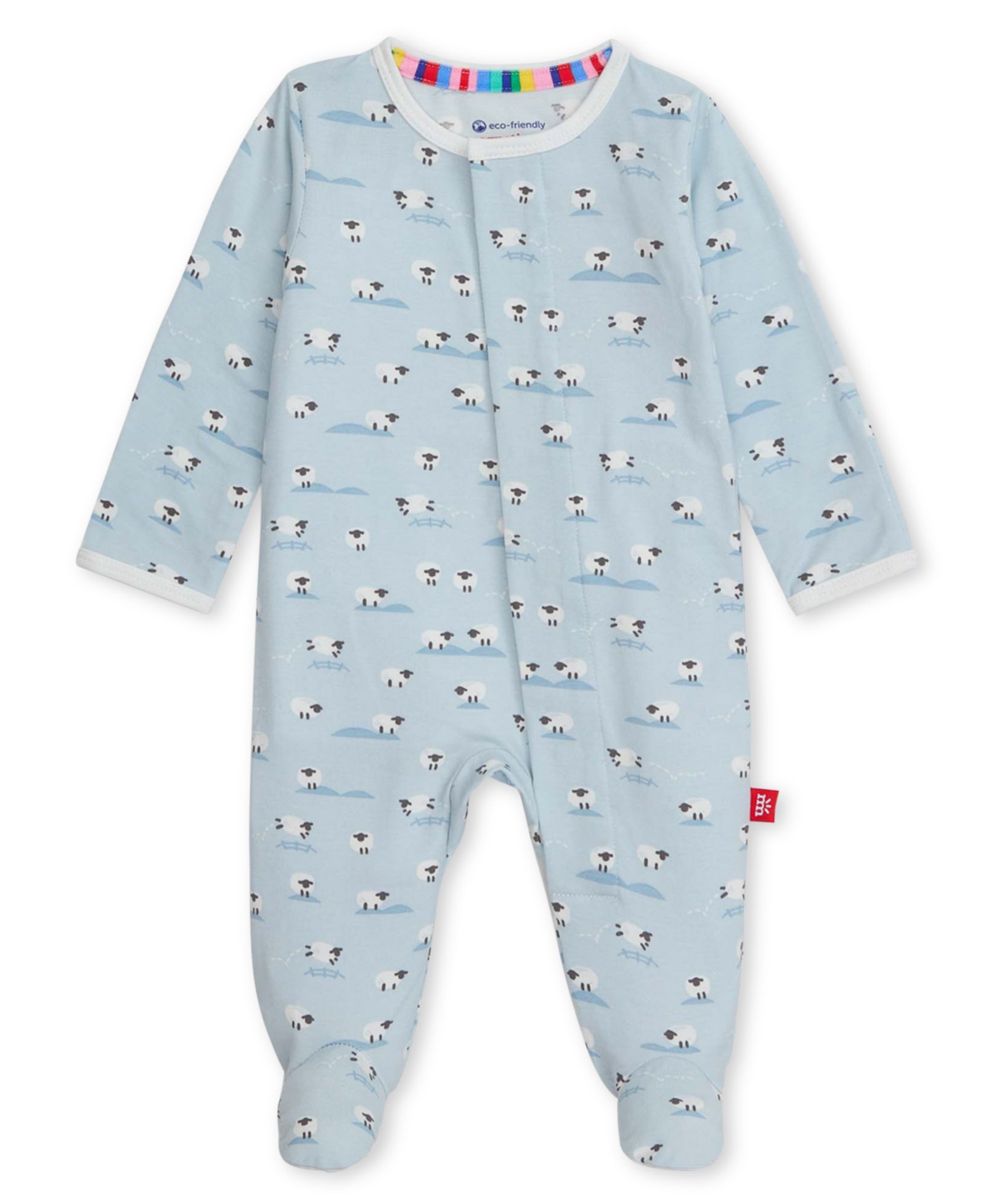 Детский комбинезон Magnetic Me Baby Boys' Baa Baa Baby Long-Sleeve