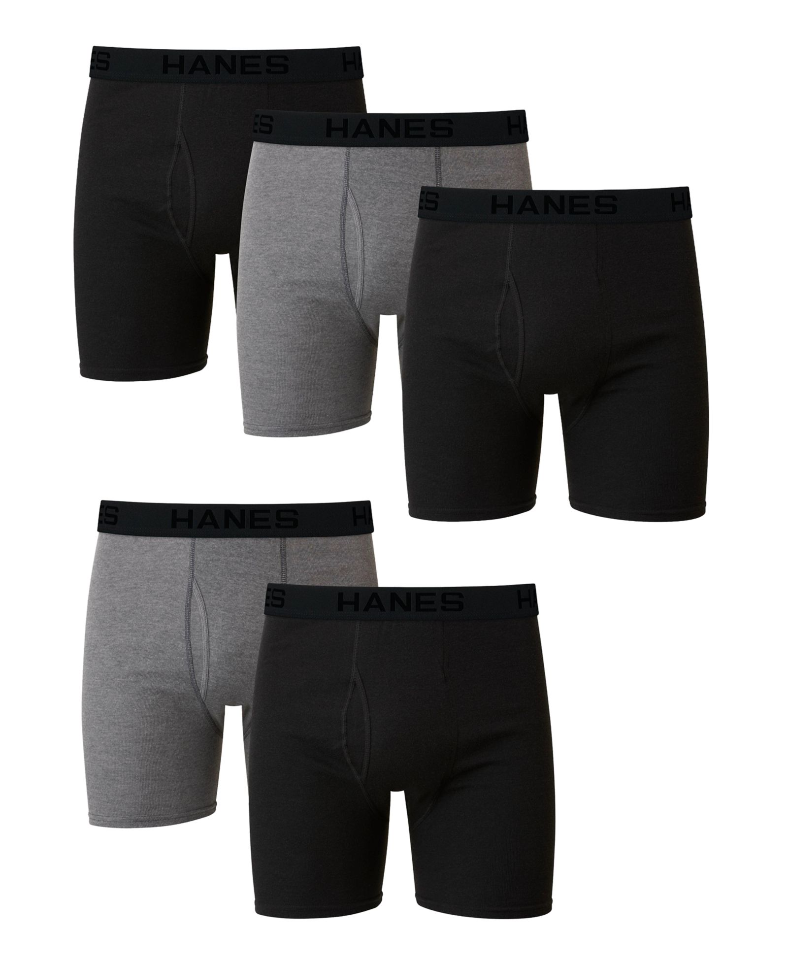 Hanes Men's Ultimate Lightweight Boxer Briefs, 5-Pack