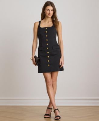Женское коктейльное платье Lauren Ralph Lauren Faille с отделкой на пуговицах