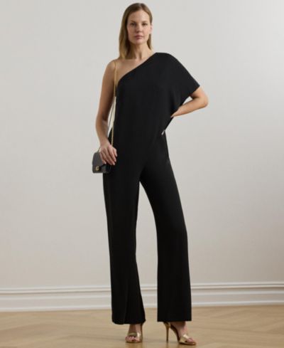 Женский комбинезон Lauren Ralph Lauren Cape Georgette One-Shoulder