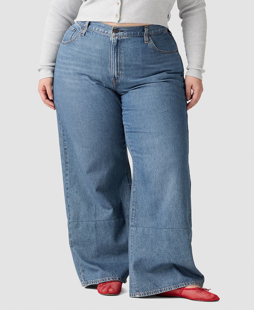 Levi's® Plus Size легкие широкие джинсы с затяжкой на талии