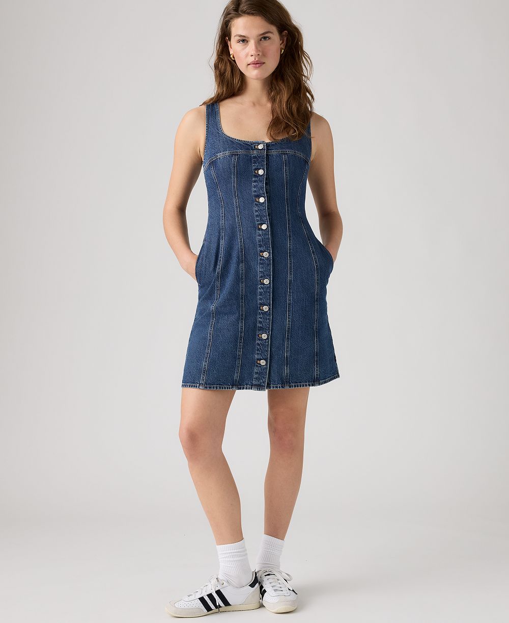 Платье Levi's® Plus Size Audra Square Neck Mini Tank