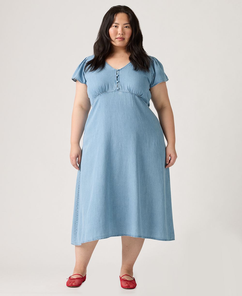 Levi's® Plus Size Lilith Short-Sleeve Midi Dress