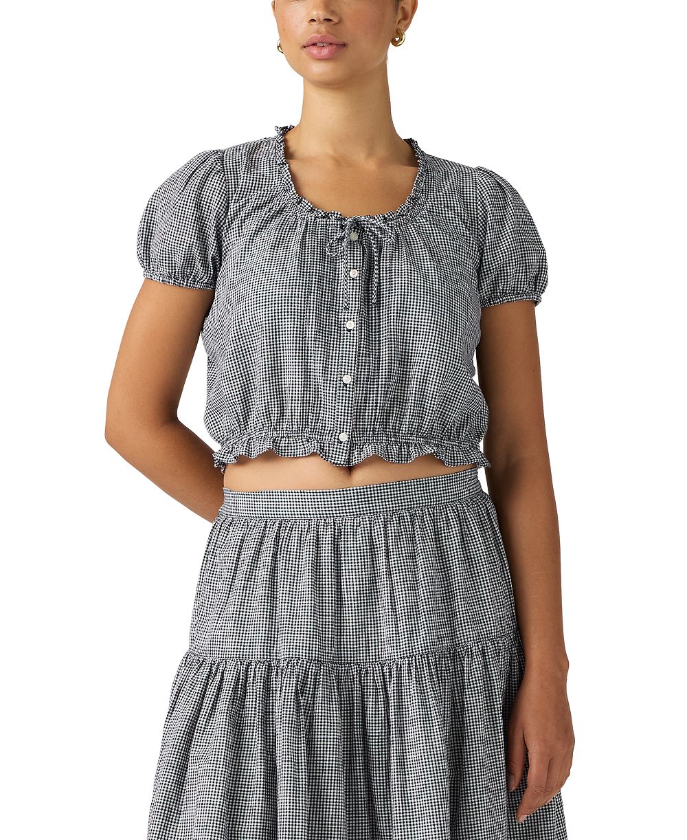Levi's Plus Size Chiara Front Button Short-Sleeve Blouse