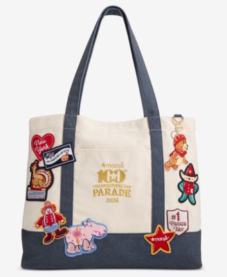 Сумка-тоут Macy's 100th Thanksgiving Day Parade Large Balloon Character Patch Canvas, эксклюзив Macy's