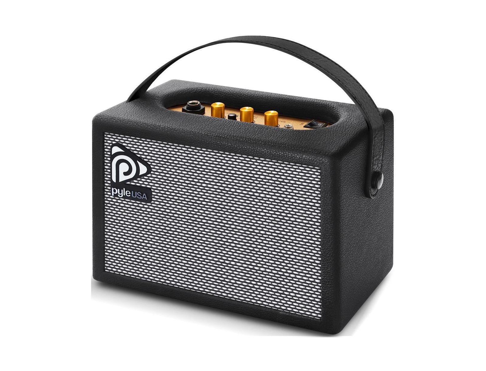 Pyle PGTAMPL232BK Portable High-Definition 5'' Guitar Amplifier