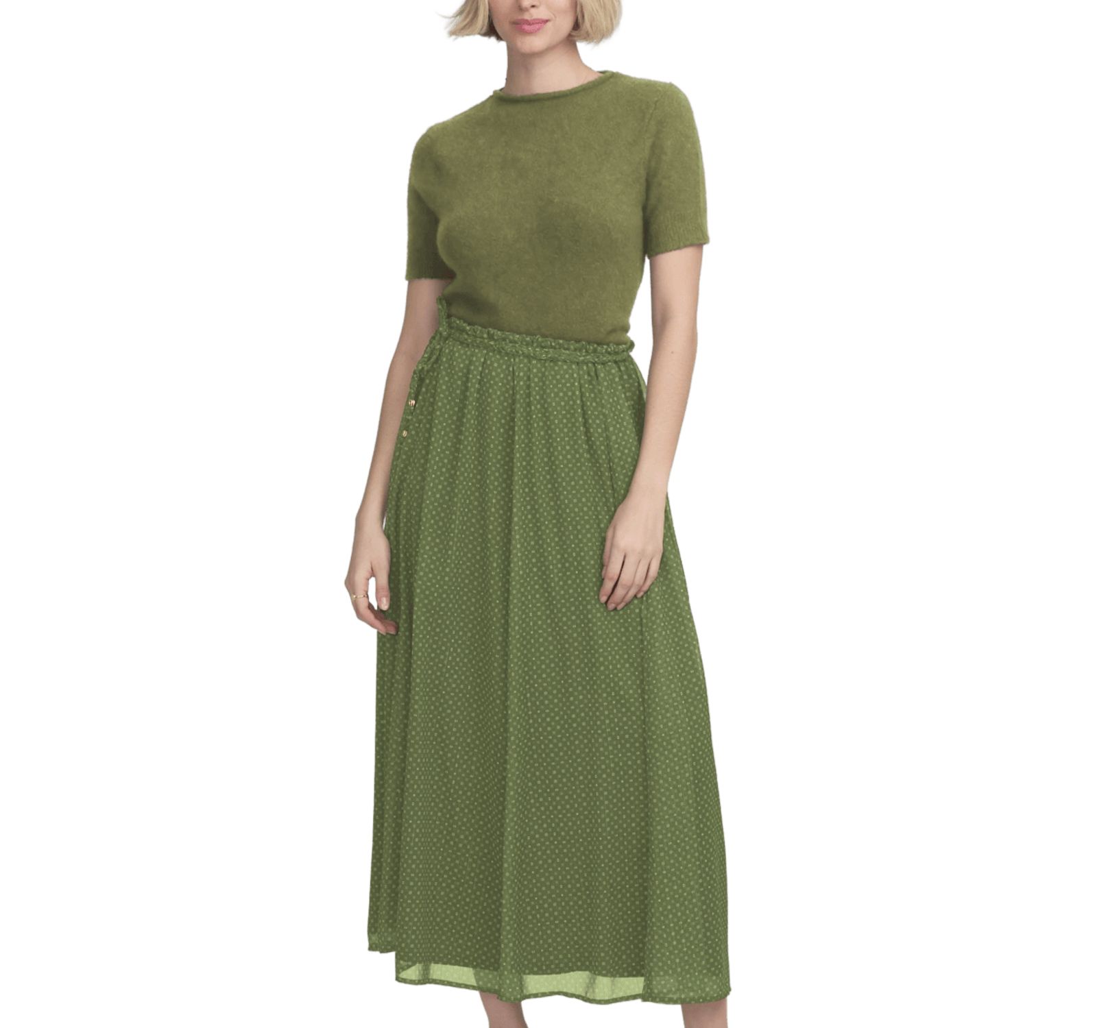 Женский трикотажный топ ELLE Collection Moss Yarn Shell