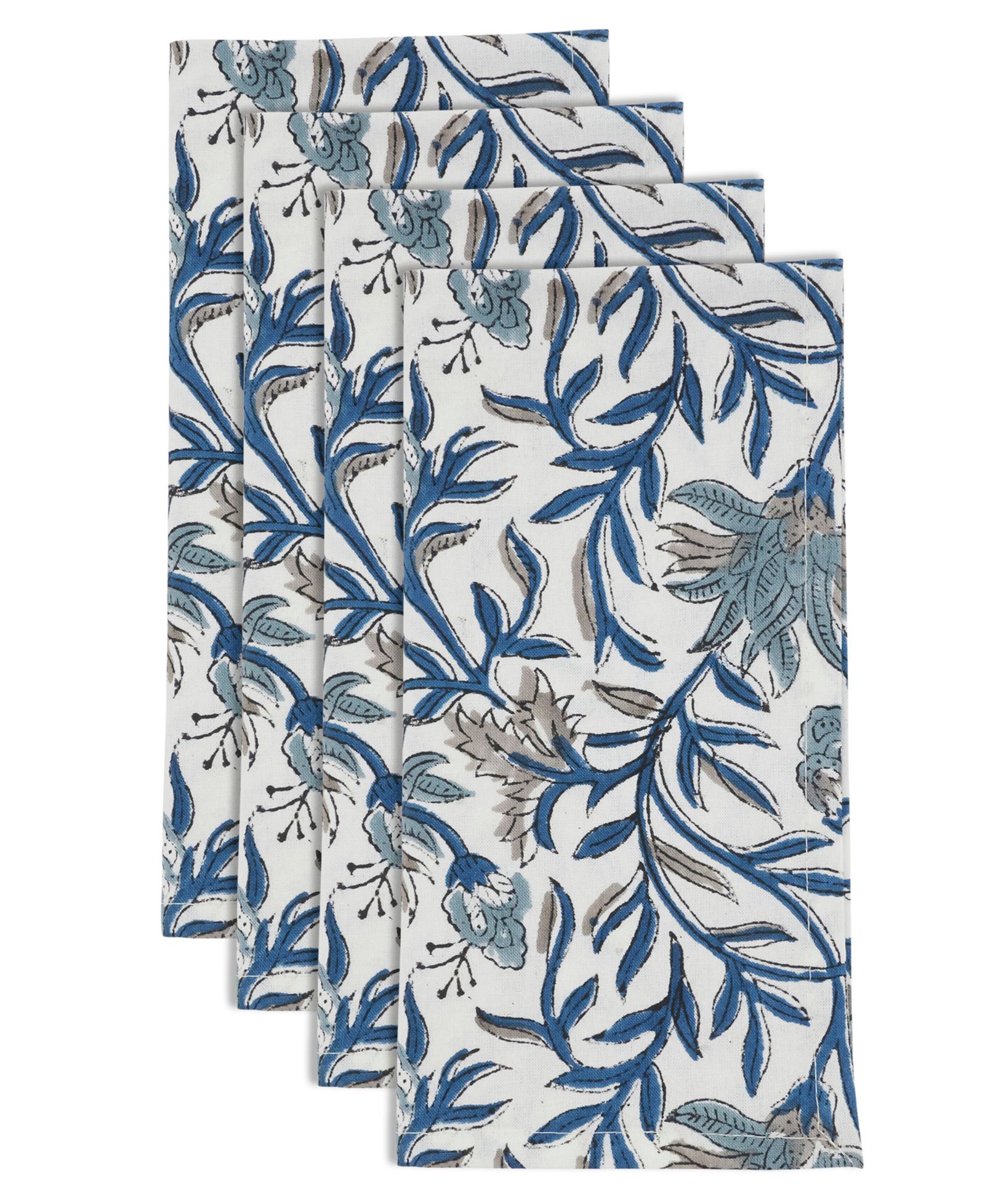 Saro Lifestyle декоративные хлопковые салфетки Botanical, набор из 4 шт.