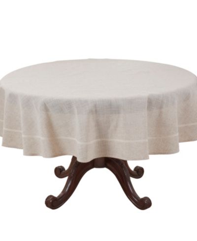 Saro Lifestyle скатерть из смесового льна, 108" Round
